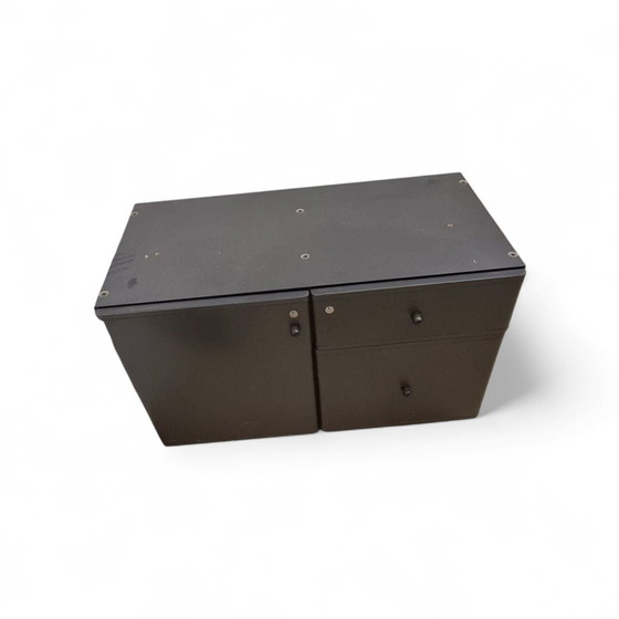 Image 1 of Juego completo de escritorio de cuero - Guido Faleschini - (7 piezas)