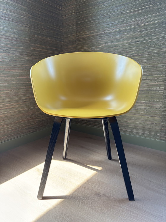 HAY About a Chair AAC22 - Giallo - Set di 4 – Sedie da pranzo, Plastic, Wood (photo 2 of 9)