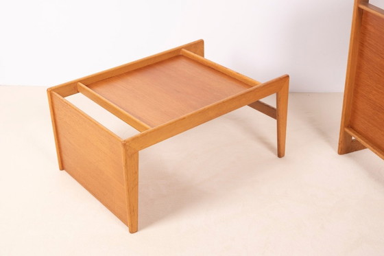 Image 1 of 2x Yngvar Sandström TrSide Tables Bedside Tables, 1960s Sweden