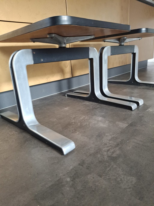 Pair (2 pcs) Knoll International side tables - Don Albinson