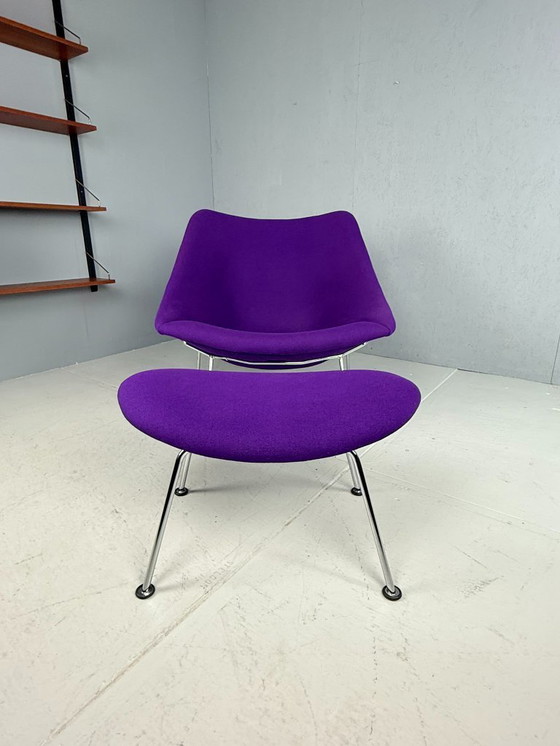 Image 1 of Sillón y reposapiés Pierre Paulin F157 "Big Oyster" para Artifort, 1964