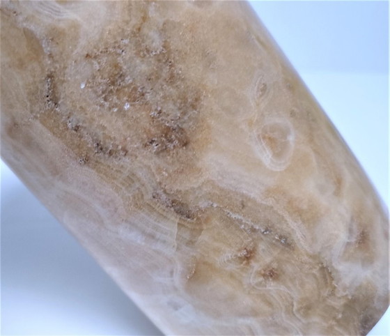 Image 1 of 1970s onyx roller vase