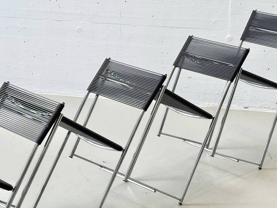 Image 1 of Set of 4 Spaghetti Chair 101 chairs by Giandomenico Belotti Alias