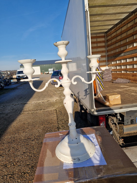 Image 1 of Beautiful antique metal candlestick