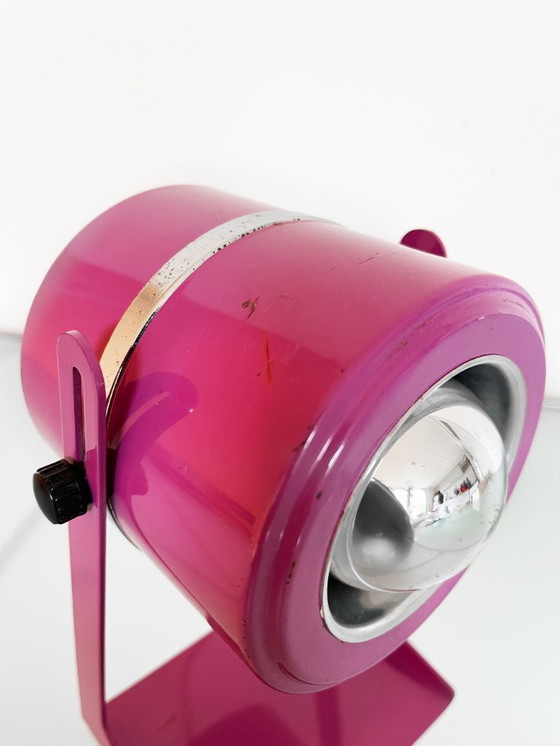 Image 1 of Lampe de table Elma violette vintage de style Space Age