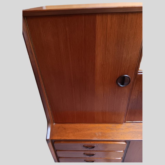 Image 1 of Credenza alta vintage in teak di Louis van Teefelen per Wébé