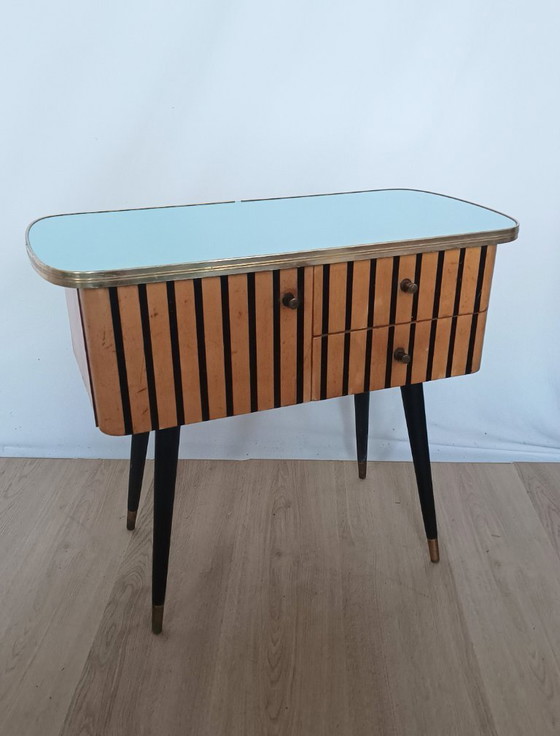 Image 1 of buffet miniature vintage, années cinquante