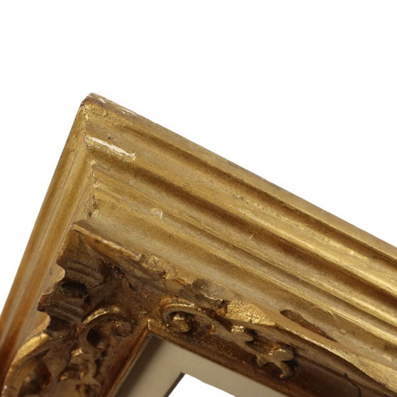 Image 1 of Large Gold-Colored Frame Baroque Style 86cm