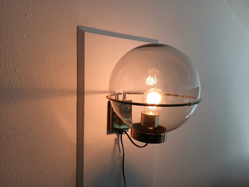 Basket wall lamp - 1960's - Vintage