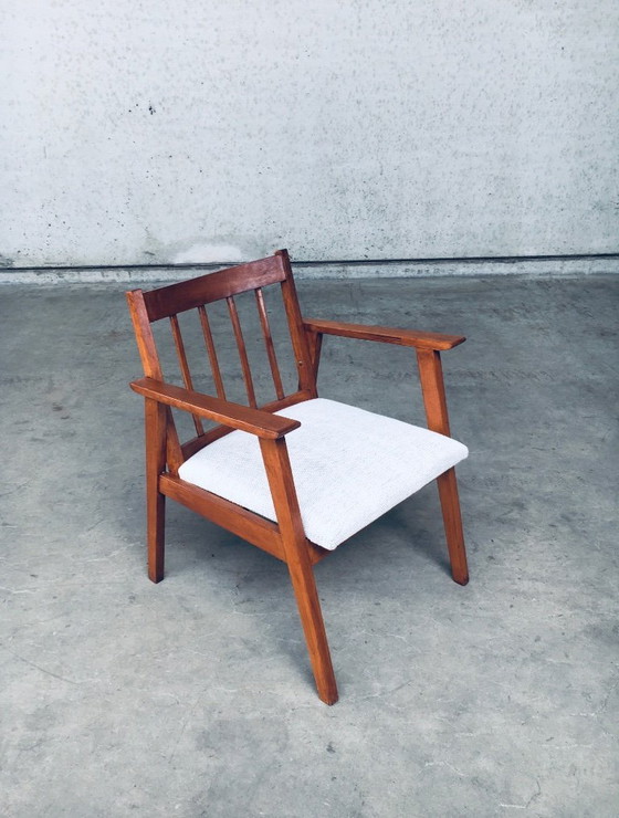 Image 1 of Ensemble de fauteuils de style hollandais moderne du milieu du siècle, Pays-Bas, années 1950