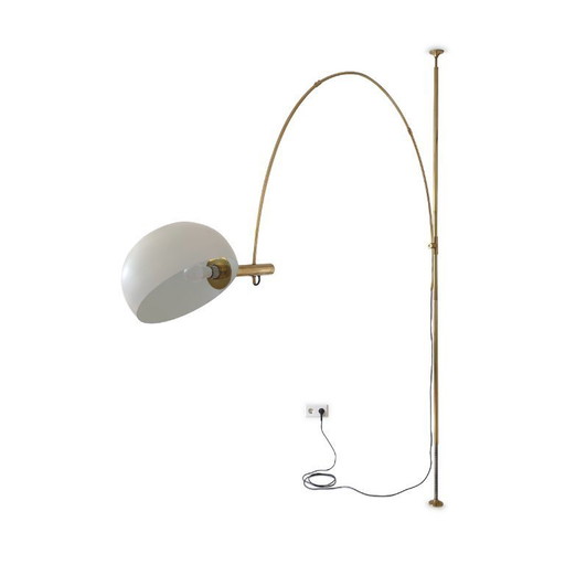 Florian Schulz BOCA | Lampes à arc vintage en laiton des années 70 | Luminaire