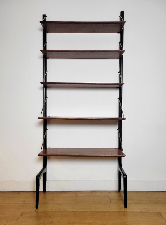 Image 1 of Unité murale modulable vintage par Louis van Teeffelen pour Wébe