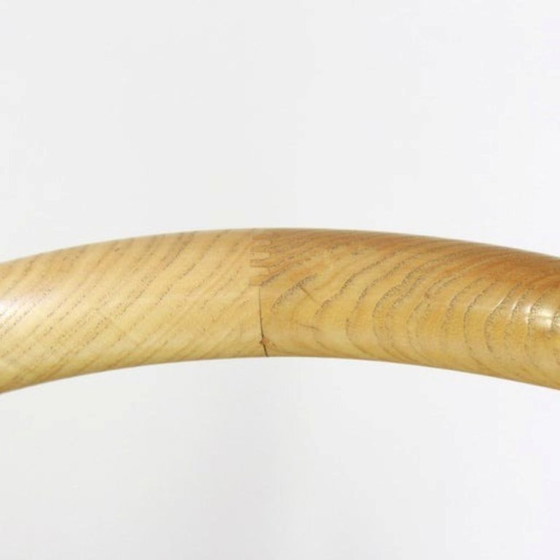 Image 1 of 1x Carrello bar vintage con struttura in legno massello e ruote, Italia anni '80