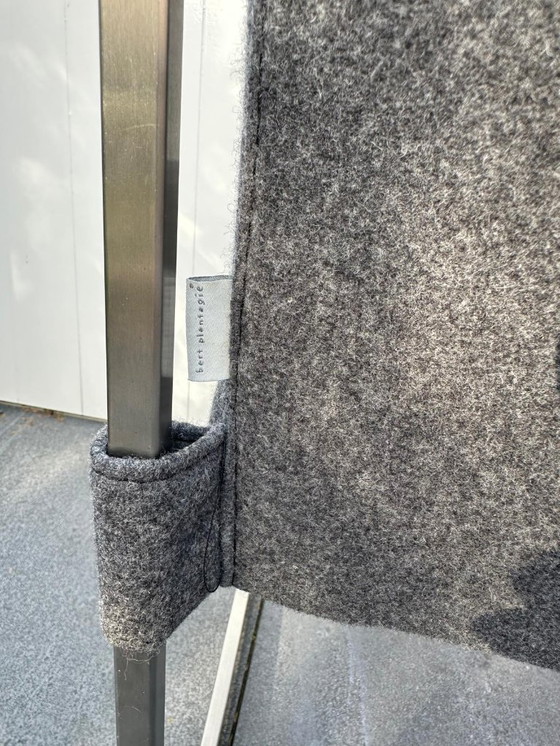 Image 1 of Bert Plantagie Hidden – opgeknapte design eetkamer- en salonset (noten + RVS)