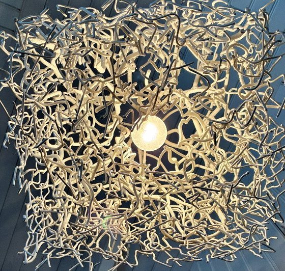 Image 1 of Brand and van Egmond Hollywood block lamp, pendant lamp. (white)
