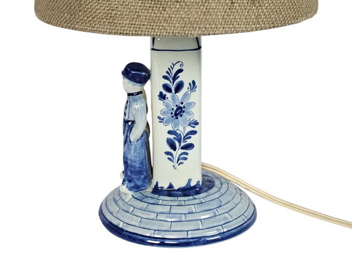 Delft Blue - Table lamp - Ceramics - Holland - 1950s