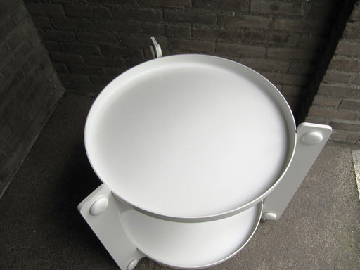 Design Kunststof Trolley, Luigi Massoni voor Guzzini, 70’s