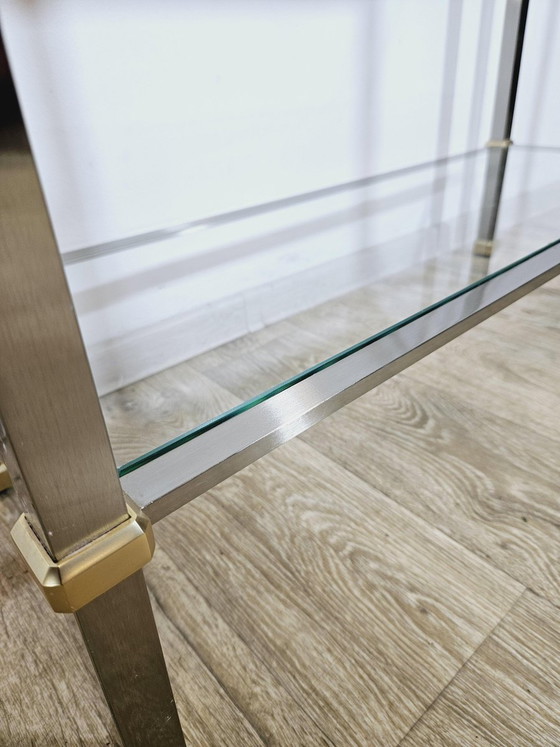 Hollywood Regency Konsolentisch – Metal, Chrome (photo 6 of 15)