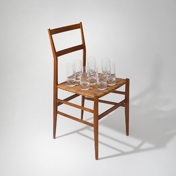 Image 1 of 8 “Pitagora Highball” glasses by Marco Zanuso for Arnolfo di Cambio, 1970s