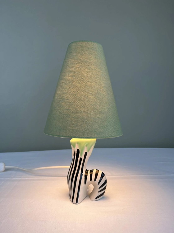 Lampada zebra vintage – Lampade da tavolo, Porcelain, Ceramic (photo 10 of 10)
