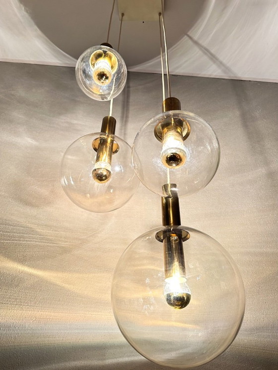 Vintage Glashütte Limburg Cascade Lamp – Pendant lamps, Metal (photo 10 of 15)