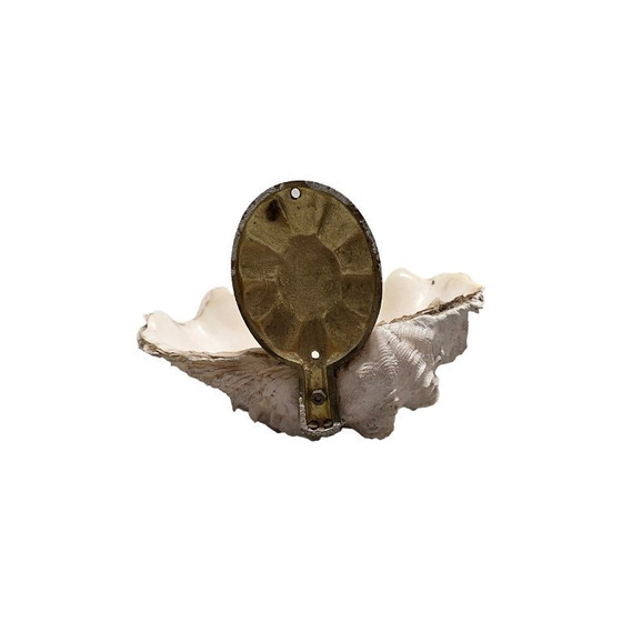 Image 1 of Antiek Frans weiwater houder met schelp, eind 19e eeuw