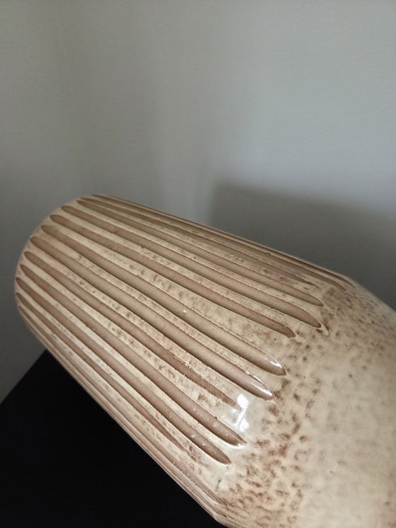 Image 1 of Vintage ribbed vase