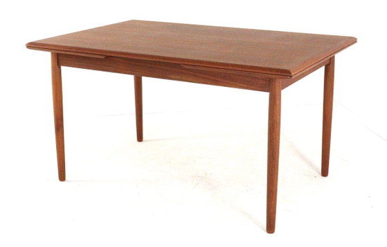 Image 1 of Deense verlengbare rechthoekige eettafel 'Siem' vintage teak