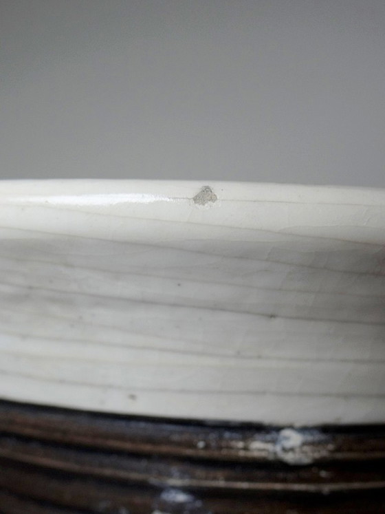 Image 1 of Grande lampada Raku moderna in beige e marrone Keramos Sèvres - René Hénon [...]