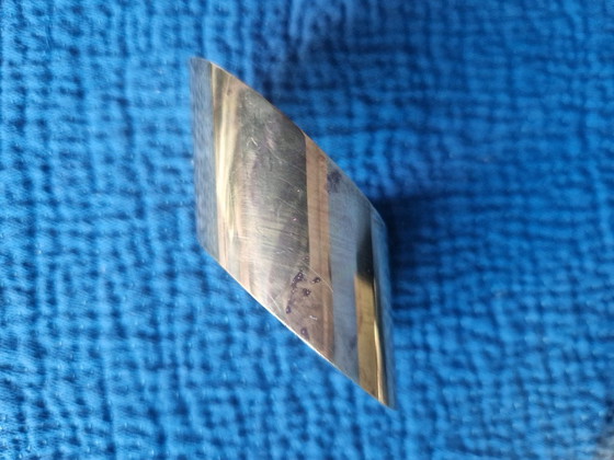 Image 1 of Serviettenhalter aus Messing aus den 1970er und 1980er Jahren, hergestellt in Italien.