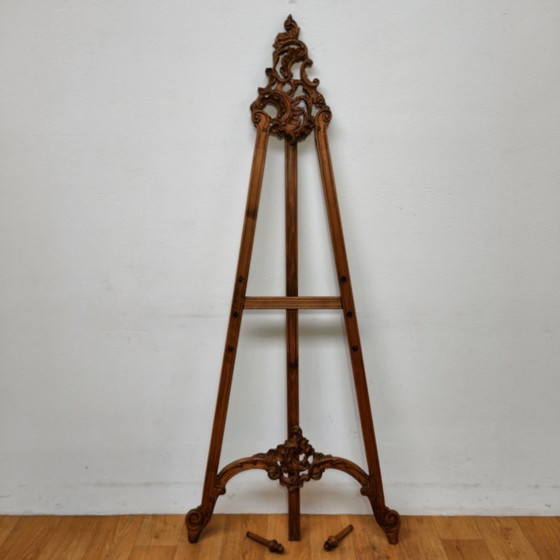 Image 1 of Cavalletto antico in stile rococò. Supporto per pittura, cavalletto