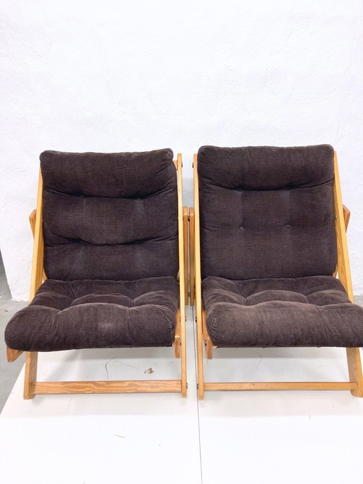 2x Fauteuil Ikea Kontiki Design Gillis Lundgren