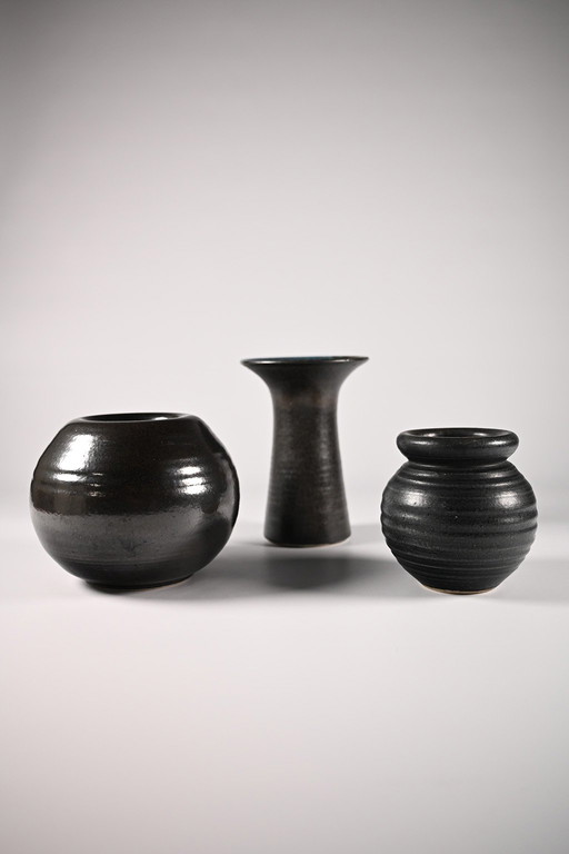 Collezione di 3 pezzi in ceramica