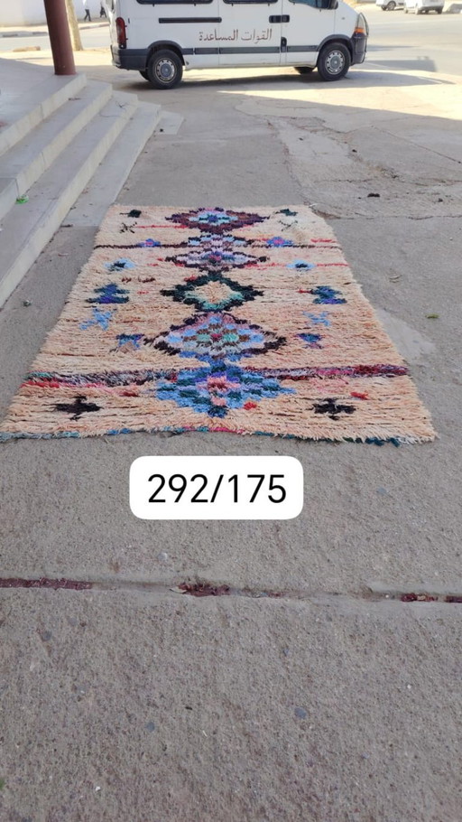 Handgeknoopt Berber kleed wol 292x175cm