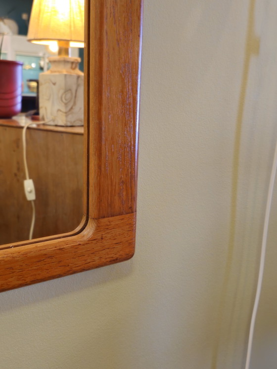 Image 1 of Specchio da parete vintage Silkeborg in teak, design danese.