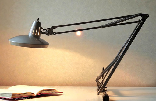 Fase – Gelenkige Architektenleuchte – Madrid 1970