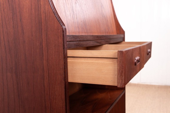 Scrivania Segretario Scandinavo in Teak 1960. – Scrivanie, Legno (photo 4 of 14)
