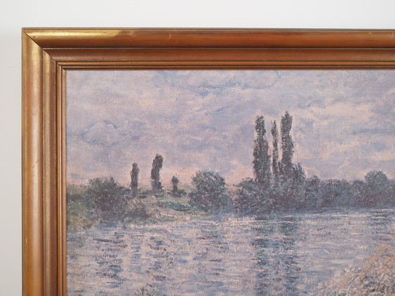 Image 1 of Tableau "La prairie bleue", copie, Claude Monet
