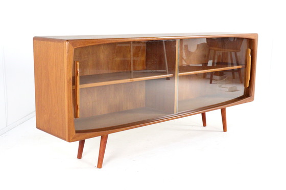 Image 1 of Credenza Dyrlund Vitrine Credenza 'Simested' vintage