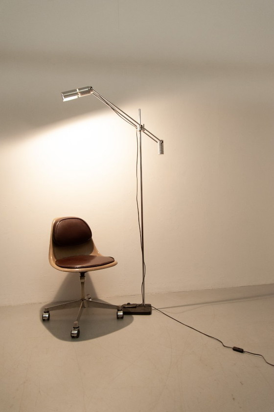 Image 1 of Haloprofil 8008 Lampadaire de Viktor Frauenknecht pour Swiss Lamps International (années 1970)