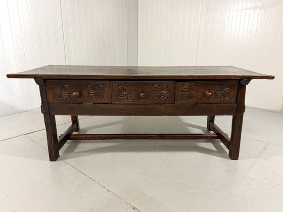 Image 1 of Brutalist Antique Spanish Coffee Table