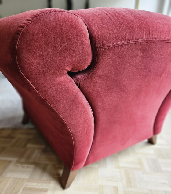 Image 1 of Jan Des Bouvrie armchairs for Arx/ Gelderland with certificate of authenticity