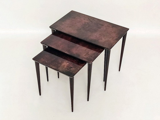 Tables d'appoint Aldo Tura « Tables gigognes » – TURA Milano Italia, Wood (photo 2 of 23)
