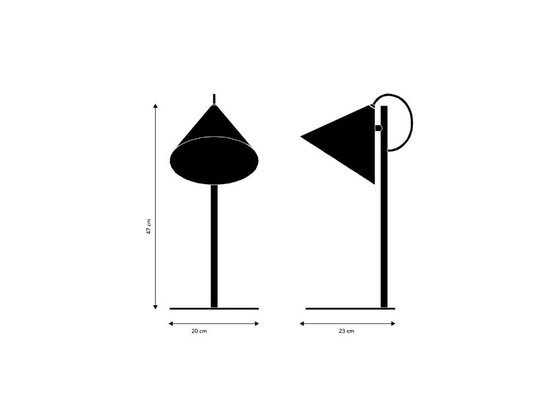 Image 1 of Frandsen Benjamin Tafellamp – Matzwart