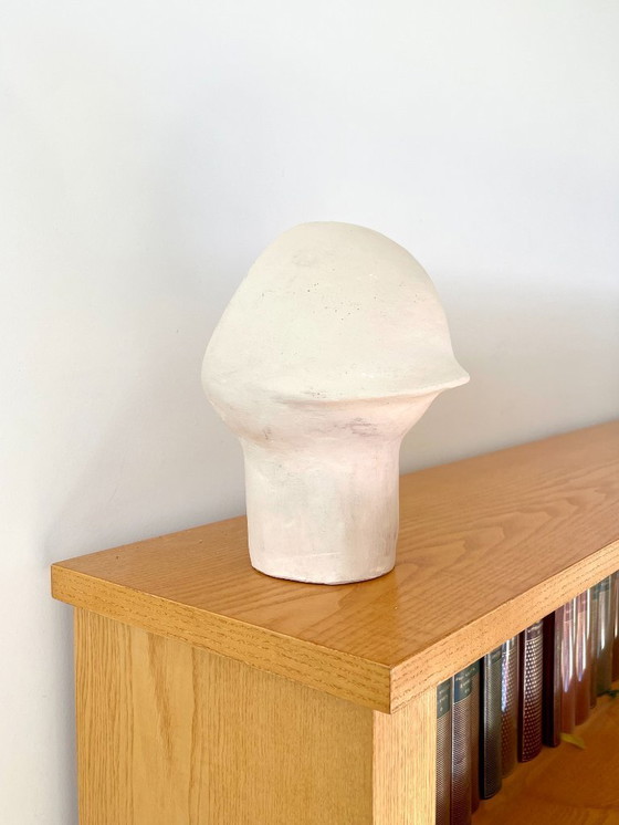 Image 1 of French contemporary ceramic lamp, "Saturno" by Renzo Maar