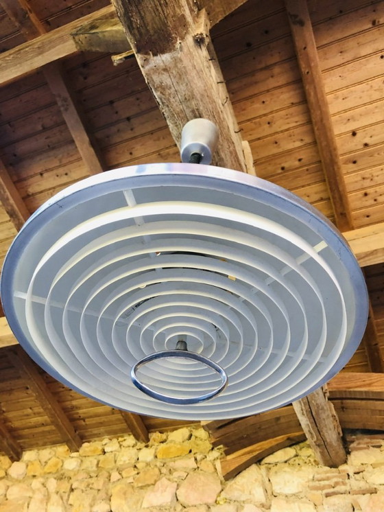 Image 1 of Vintage Space-Age Rise and Fall Pendant Lamp, 1970s