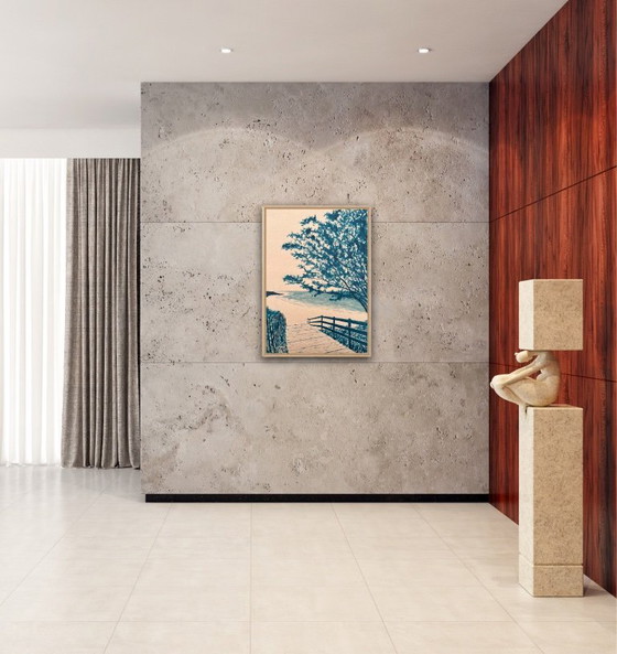 Image 1 of Tinte auf 400g Kraftpapier.  Format 70x50cm