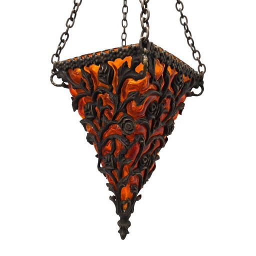 Vintage Moroccan hanging lantern