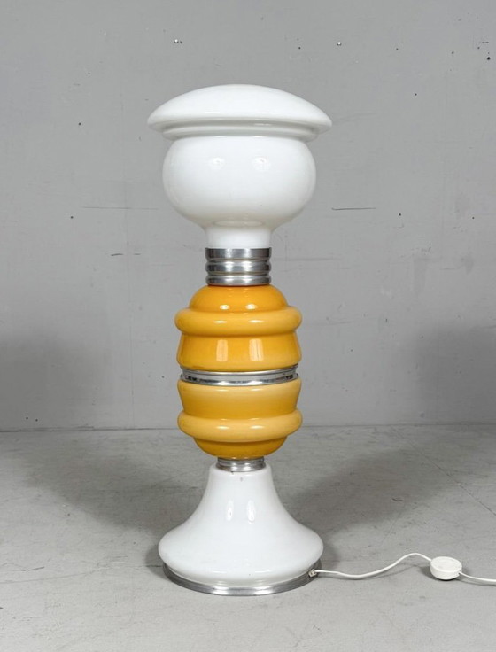 Image 1 of Lampada da terra Space Age di Carlo Nason per Mazzega, Italia, anni '70