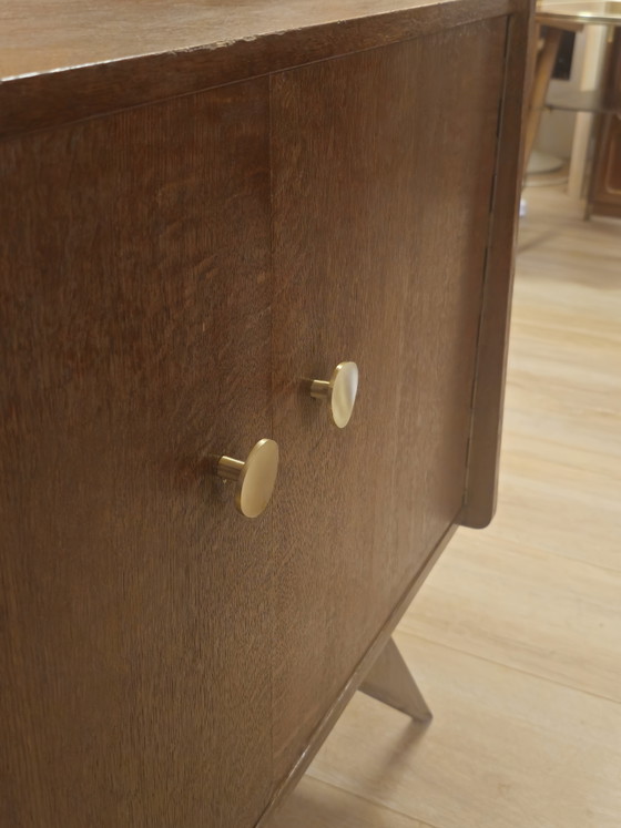 Image 1 of Platine vinyle vintage compacte, petit buffet, petit meuble audio pour salle de bain, mobilier de salle de bain